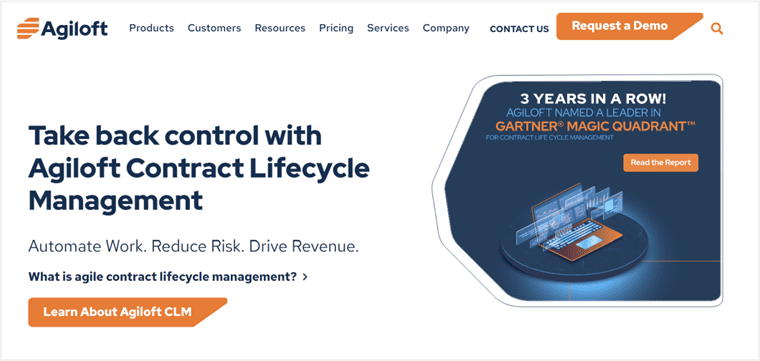 Agiloft, the global leader in contract and commerce lifecycle management software